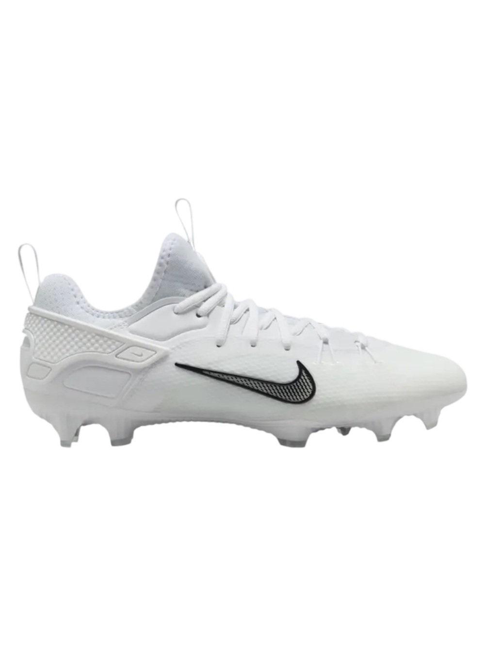 Nike Huarache 9 Elite Low LAX Lacrosse Cleats White Black Men's 8.5